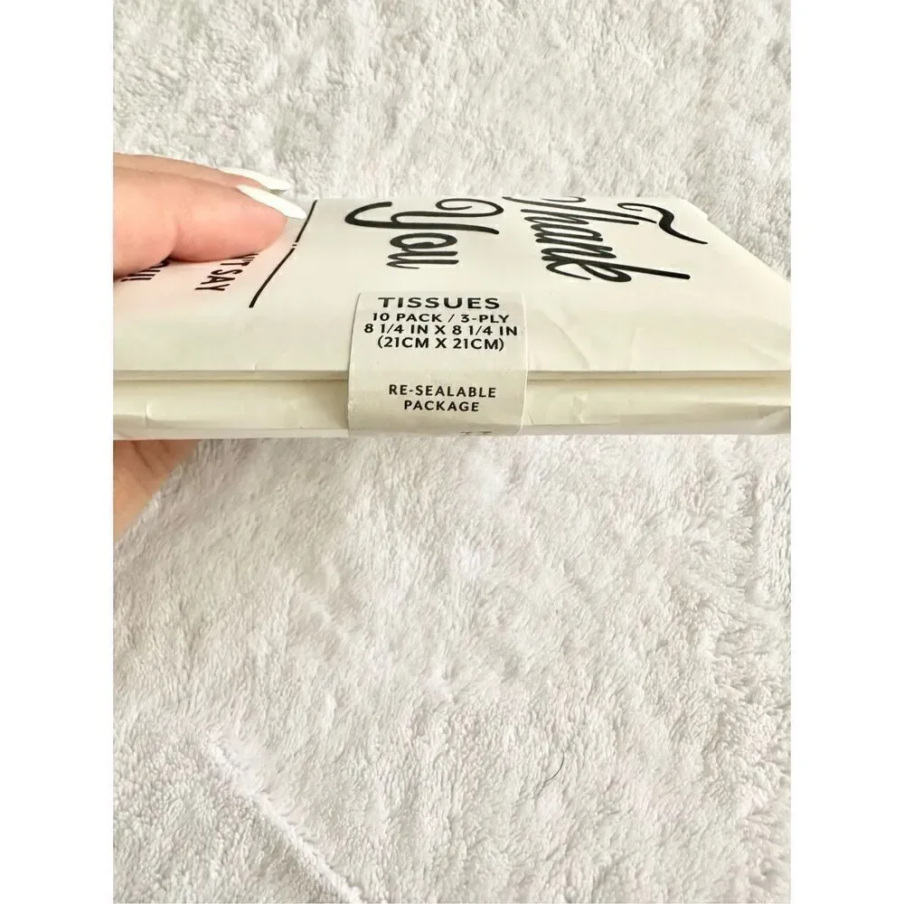 Thank you - wedding tissue pack